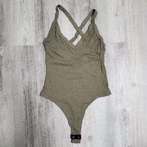 Olive bodysuit